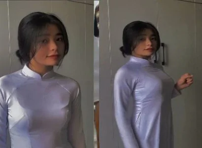 Mông tròn của em nữ sinh áo dài phê cả người