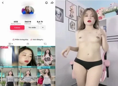 Chịch em Tiktoker da trắng ngon khỏi bàn